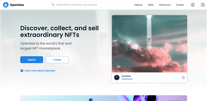 OpenSea buy and sell nft