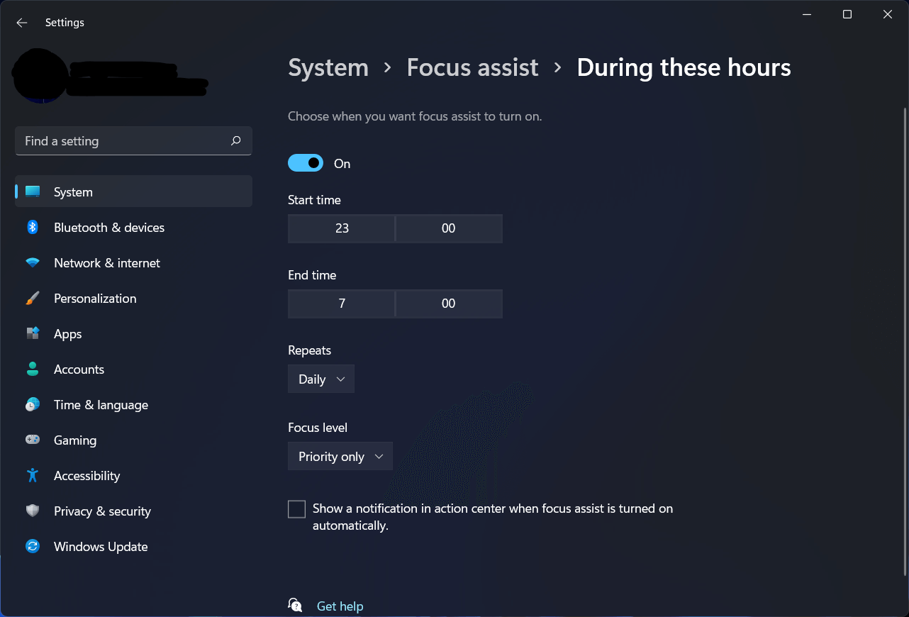 How to use Focus Assist on Windows 11
