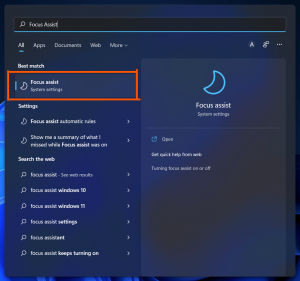 How to use Focus Assist on Windows 11