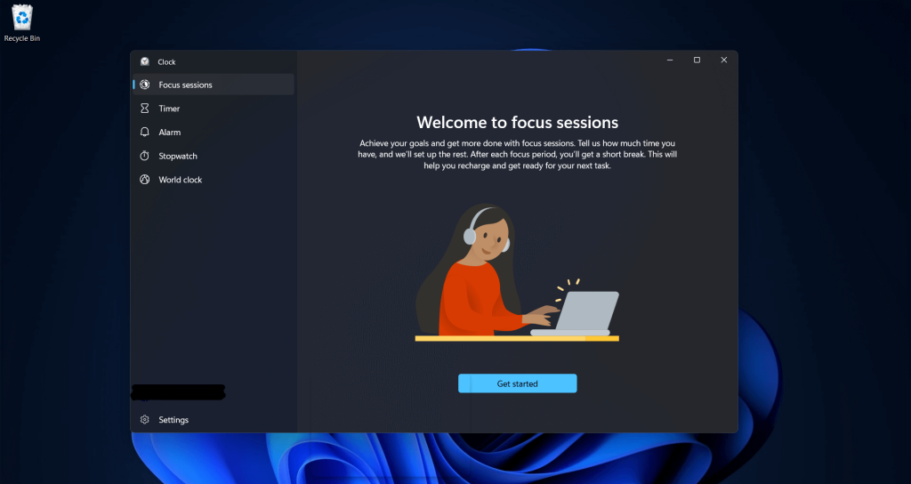 Welcome to focus sessions