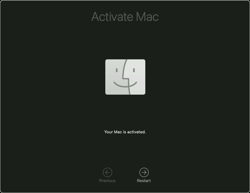 Activate mac.Image