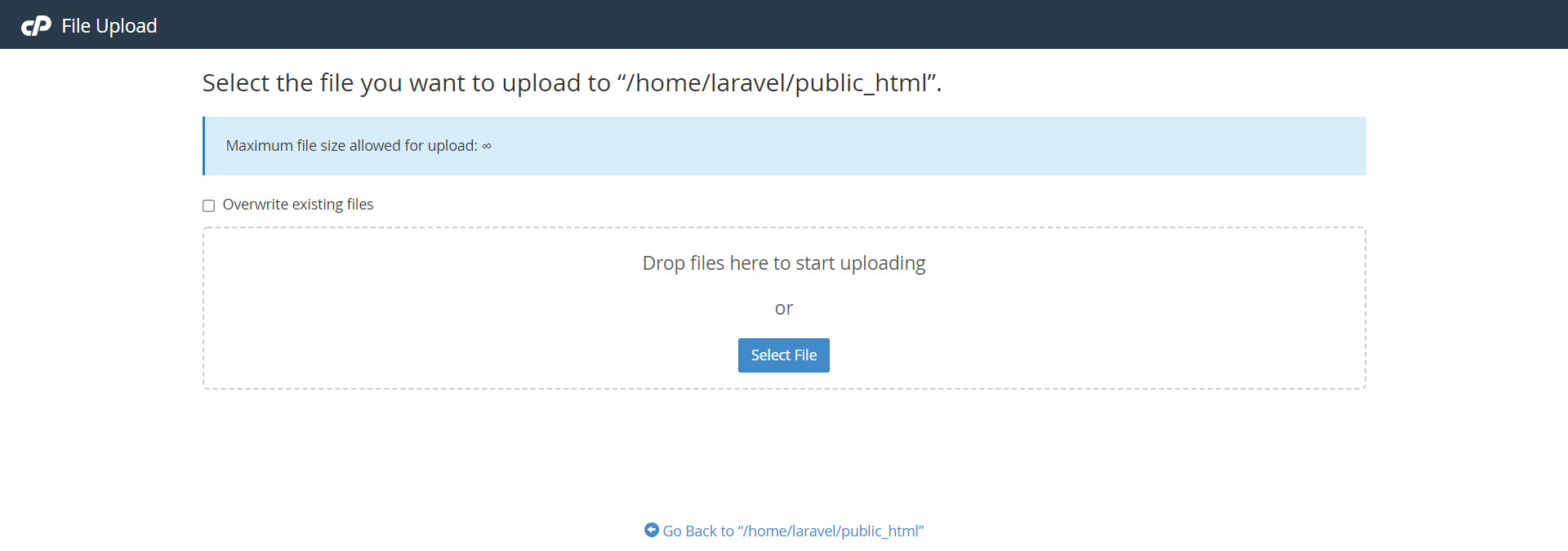 Html upload file