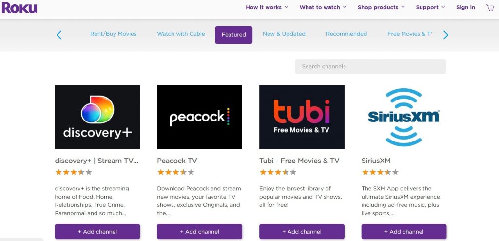 Roku Website Image