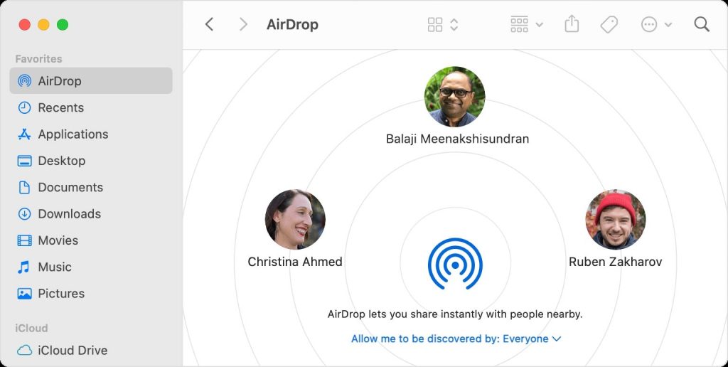 Airdrop Window Image