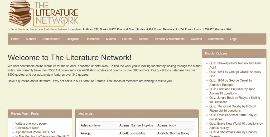 Literature network Image