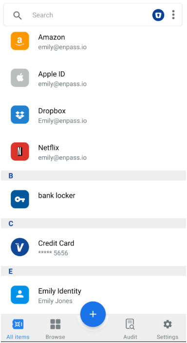 enpass password manager for android