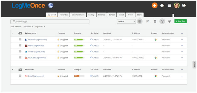 logmeonce password manager installation step 4